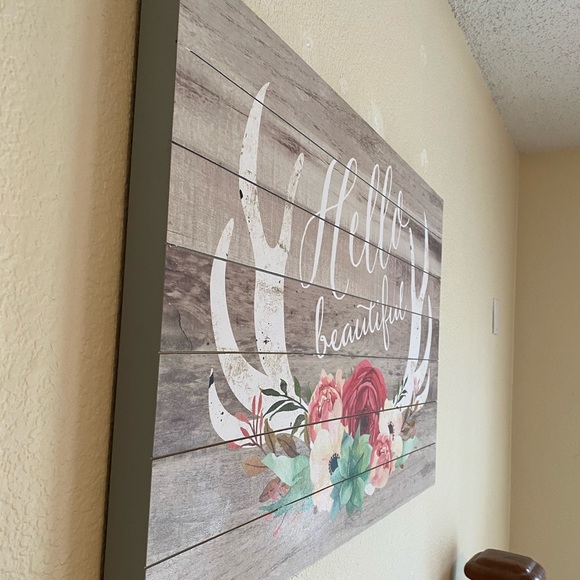 Hello Beautiful Sign - Picture 2 of 2